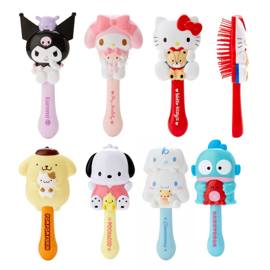 🇯🇵 หวี แปรง Sanrio Character Hairbrush แท้จากซานริโอ้ญี่ปุ่น 100%