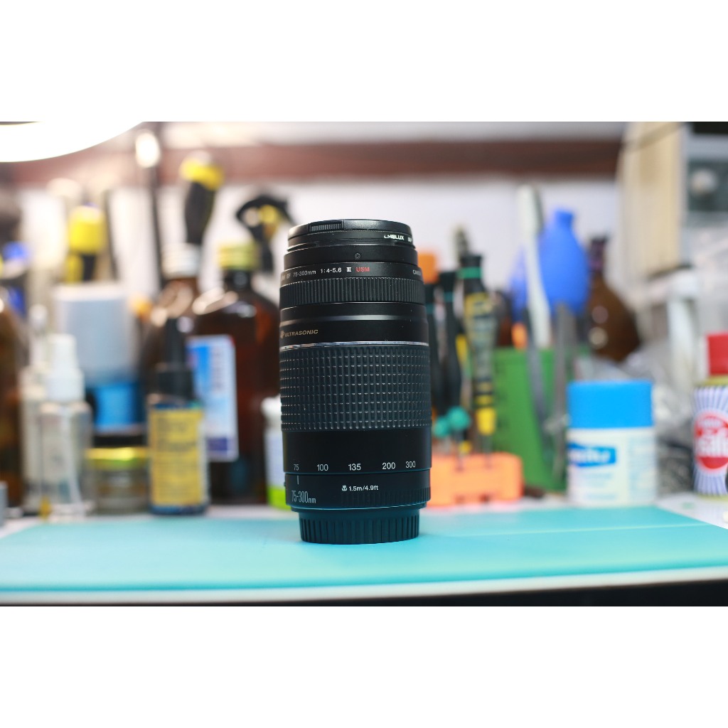 Canon  EF 75-300mm F4-5.6  USM  III  ตำหนิ ออโต้โฟกัสเสีย