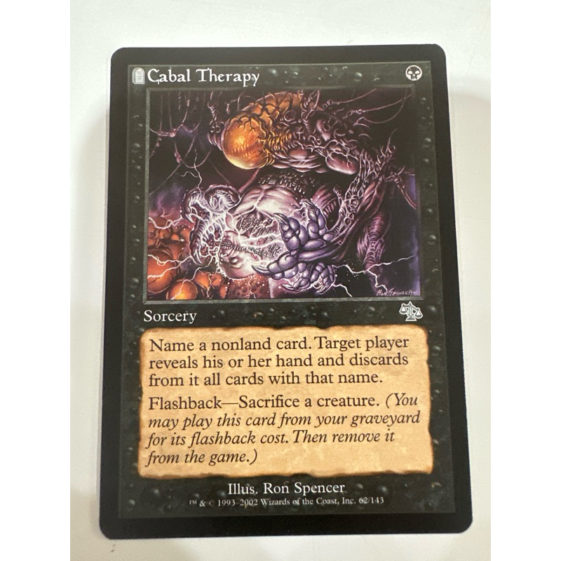 Judgment: Cabal Therapy ของแท้พร้อมส่ง MTG Magic the gathering