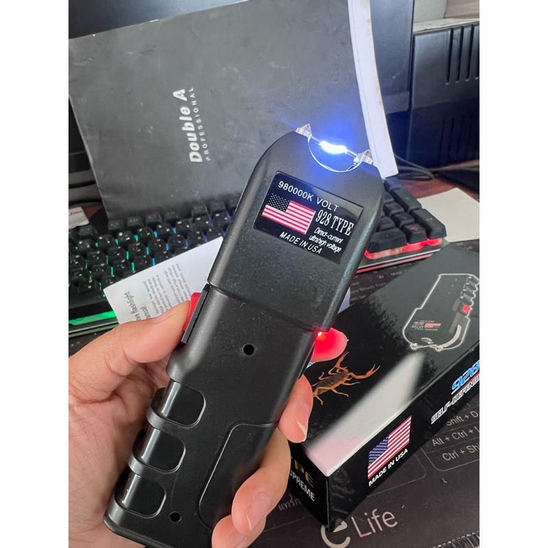 ไฟฉายส่องสว่างชอดไฟฟ้า928TYPE แบบถือ