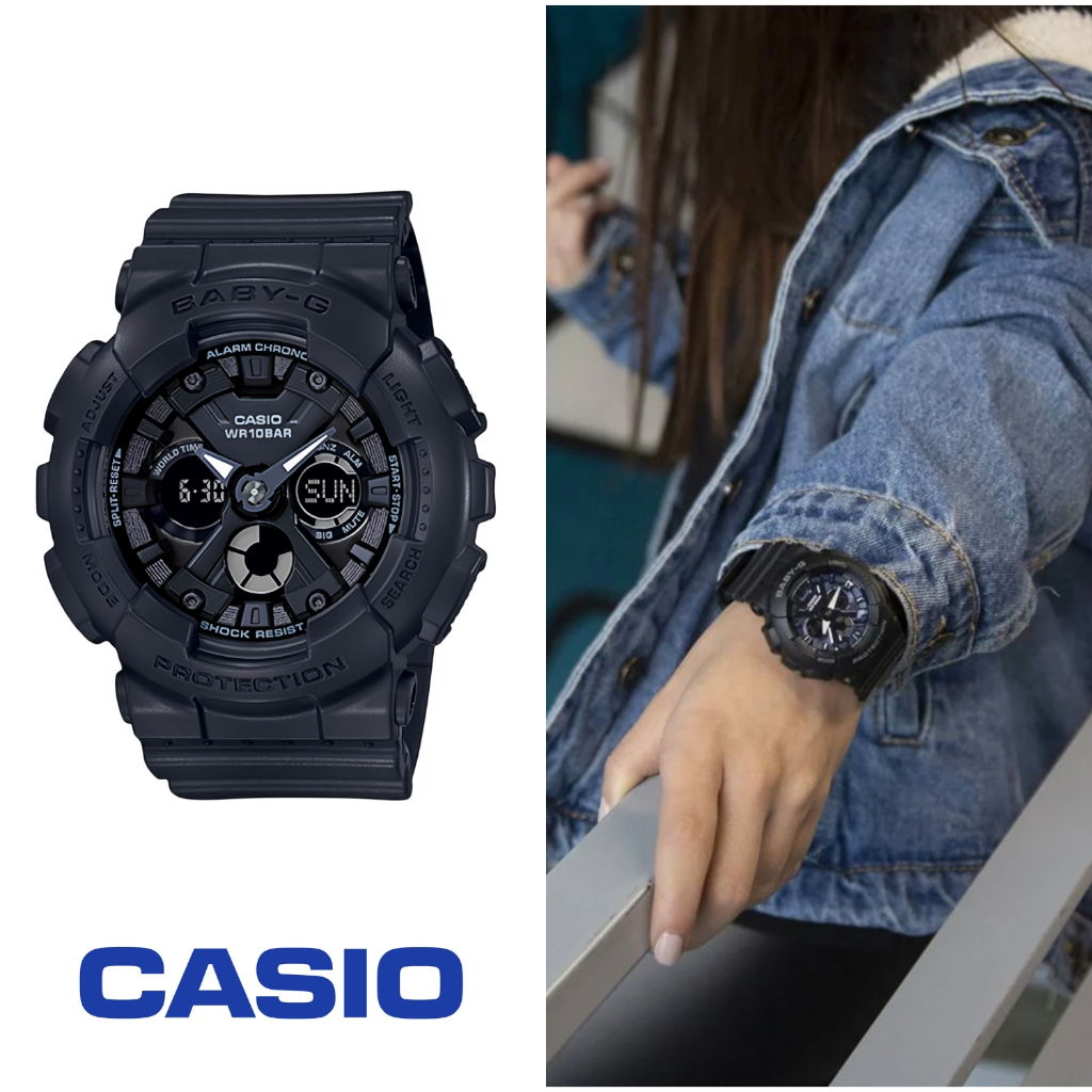 นาฬิกาข้อมือ BABY-G ผู้หญิง รุ่น BA-130-4ADR สีชมพู สายเรซิน