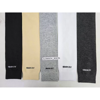 ปลอกแขนกันแดด SOCKSY ยืดหยุ่นได้ดี เนื้อไหมพรมหนา นุ่ม มีหลายสีราคาต่อ 1 คู่