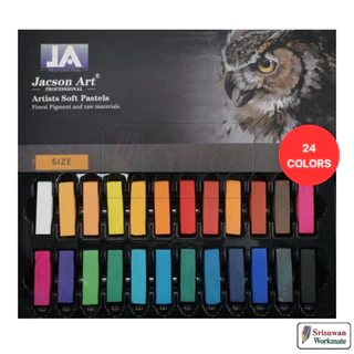 JASON ART PROFESSIONAL Artists Soft Pastel สีชอล์คพาสเทล เกรดอาร์ทติส สีชอล์ค สีพาสเทล สีฝุ่น by RUJI