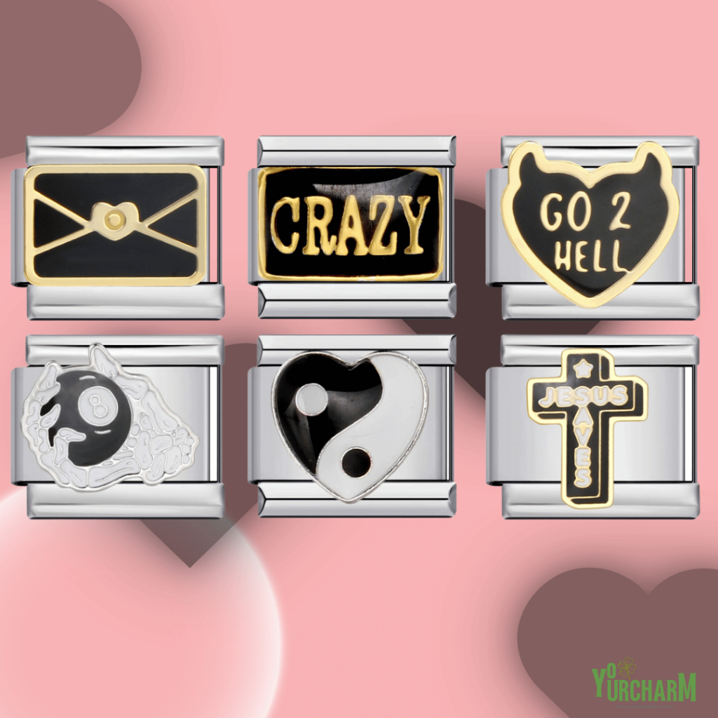 yourcharm italian charm bracelet อิตาเลี่ยนชาร์ม สร้อยข้อมือเลือกลายเองได้ ราคาต่อ 1 ชิ้น