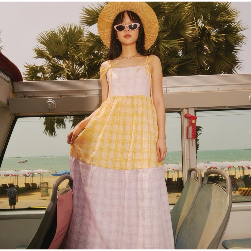 Lookbook Birthday dress💜💛🩷