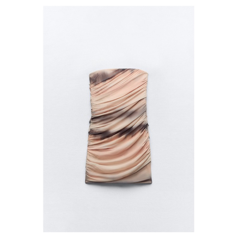 dress เกาะอก zara แท้ s