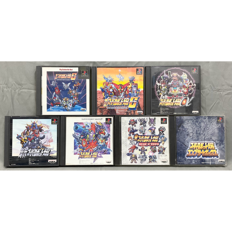 แผ่นแท้ [PS1] รวมทุกภาค Super Robot Taisen (Japan) Wars