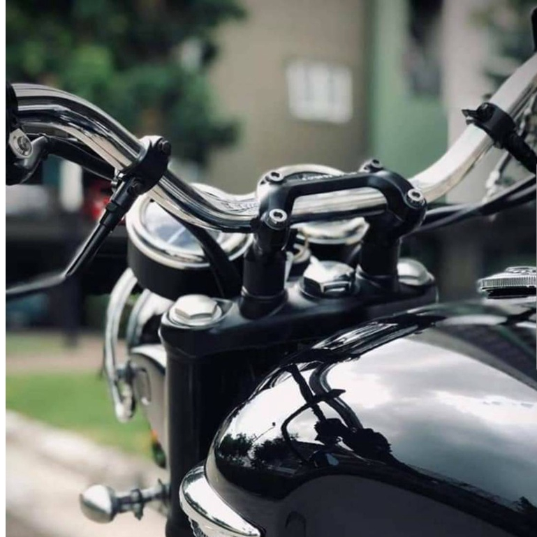 ตัวต่อตุ๊กตาแฮนด์ให้สูงขี้น ,บูสยกแฮนด์ สำหรับ Triumph Classic Model