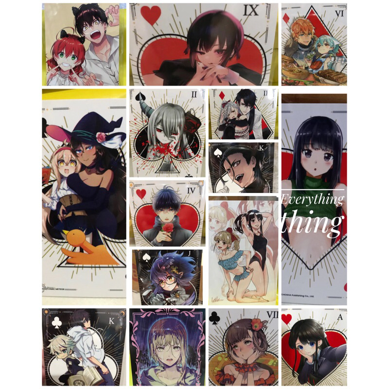 ดังโงะ มังงะ DANGOMANGA โปสการ์ด การ์ดของน้องดังโงะ มังงะ การ์ดไพ่ การ์ดสะสม Megnet #ดังโงะ dangoman