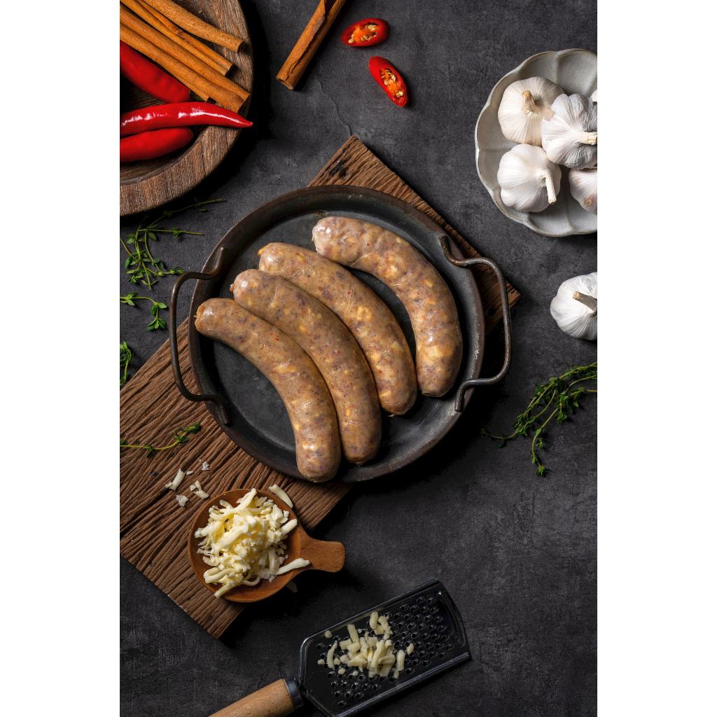 Mexican Cheddar Cheese Sausages 400gr - ไส้กรอกสูตรเม็กซิกันเชดด้าชีส