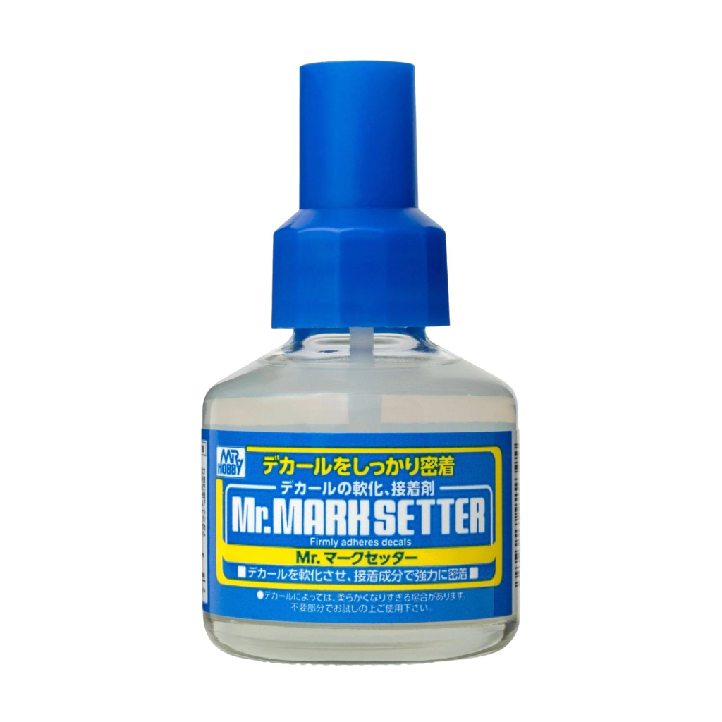 [ MR.HOBBY ] Mr.Mark Setter 40 ml ช่วยให้ Decalน้ำ ติดได้ง่ายขึ้นหรือใช้กับ Decalน้ำ ที่กาวเสื่อมสภา