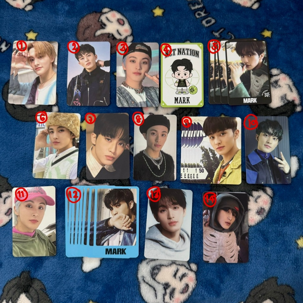 พร้อมส่ง - โค้ด 40-50% ในไลฟ์ / การ์ด NCT Mark มาร์ค