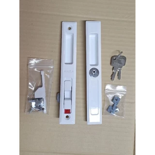 มือจับบานเลื่อนล็อค + มือจับกุญแจ ฮัสซ่า Husza