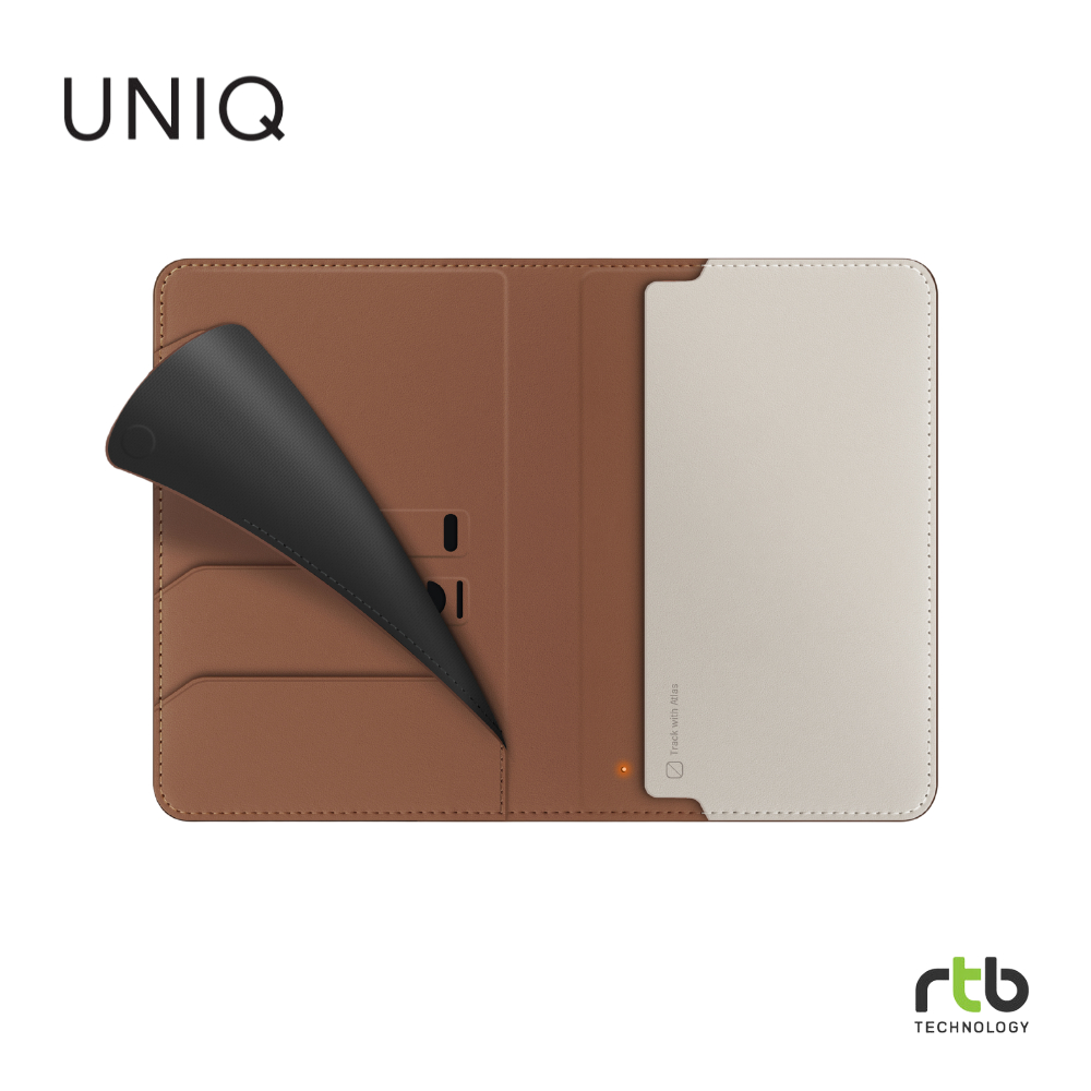 UNIQ Belmont ที่ใส่พาสปอร์ตพร้อมตัวติดตามและระบบป้องกัน RFID