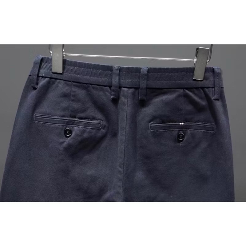 กางเกงขาเต่อ 5 ส่วน ชิโน่ ผ้ายืดนิดหน่อย เอว 28-38 นิ้ว กางเกงทำงานผู้ชาย - รูปที่ 5