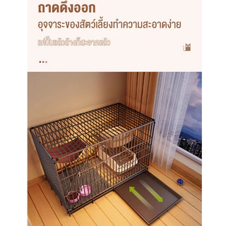 คอนโดแมว กรงแมว กรงสัตว์เลี้ยง กรงกระต่าย พื้นที่อิสระขนาดใหญ่ กรงแมวขนาดใหญ่ ประกอบง่าย ถอดออกได้ กรงแมวราคาถูก