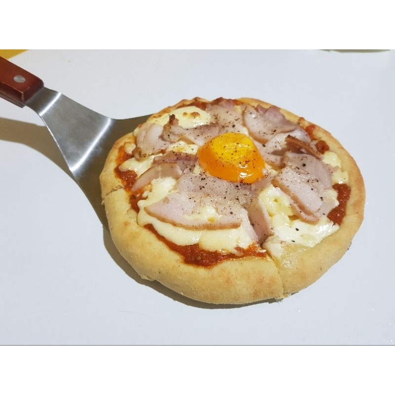 Keto Pizza แผ่น ไร้แป้งน้ำตาล น้ำหนัก 100 g ก่อนอบ by Sweetless House Keto