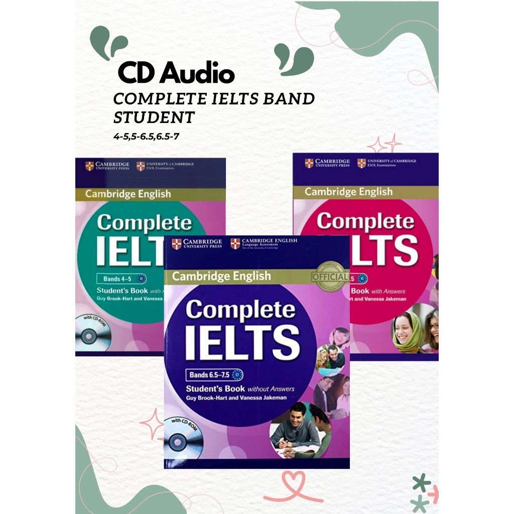 หนังสือ complete ielts ครบเซต มีเสียง CD ให้