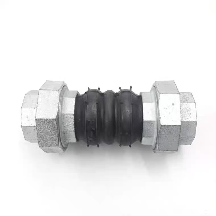 ลอนคู่ หัวยูเนี่ยนประปา ขนาด 1/2''-3''(Rubber Expansion Joint)