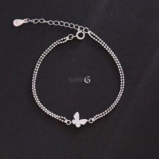 GLAMOR✨สร้อยข้อมือ Psylocke Bracelets กําไลนําโชค จี้ผีเสื้อ…