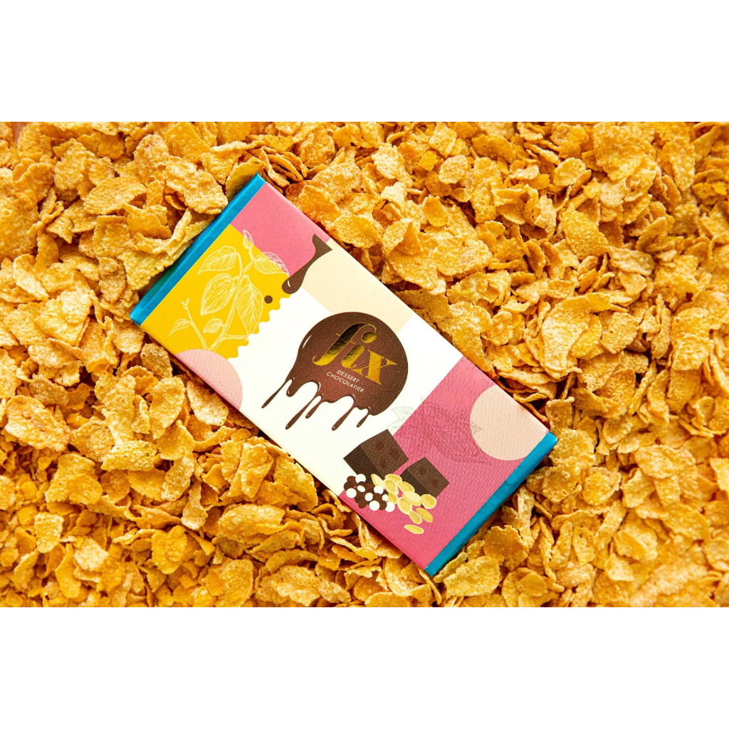 บรานด์เฟฟช็อกโกแลต Fix Chocolate Cerearily Chewsy รสชาติที่เหมาะสำหรับราคา 200 กรัม Fix Dessert Choc