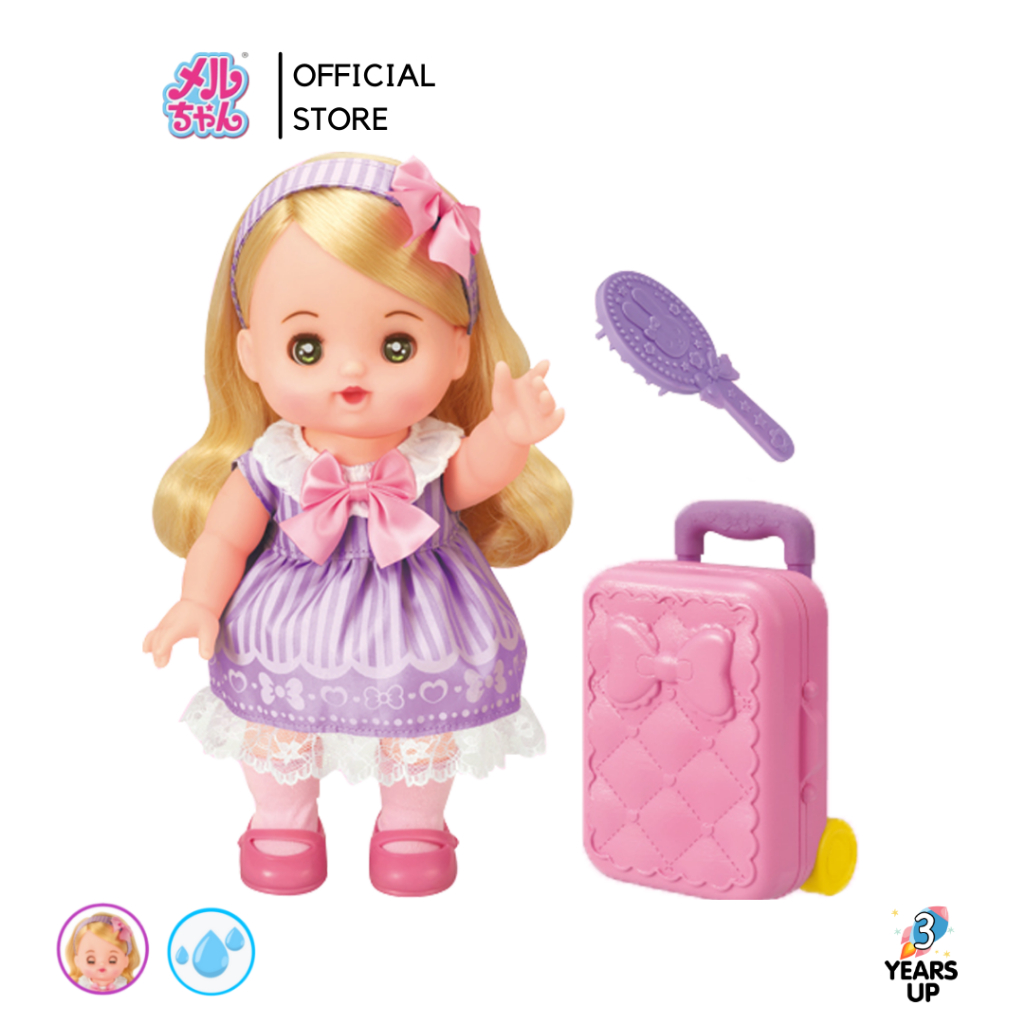 ตุ๊กตาลิลลี่จัง MELL CHAN® หลับตาได้ อาบน้ำได้ ผมไม่เปลี่ยนสี ลิขสิทธิ์แท้ Lily Chan Doll Set เมลจัง