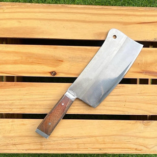 มีดปังตอ(ขนาดใหญ่) มีดหัวโตสับหนา ด้ามไม้ มีดอรัญญิกแท้