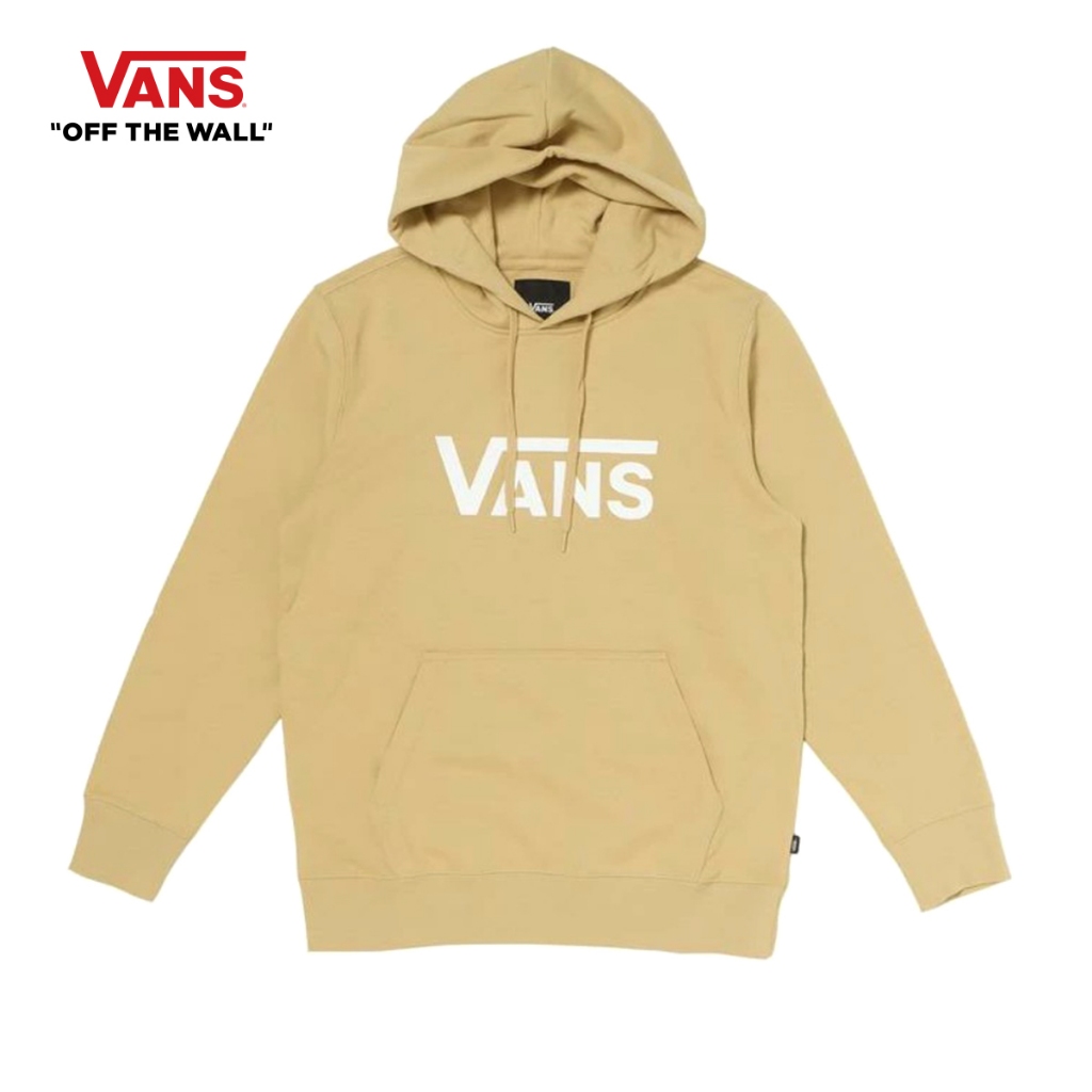 VANS AP M BIG LOGO HOODIE II-B - TAOS TAUPE เสื้อ เสื้อฮู้ด แขนยาว กันหนาว ผู้ชา