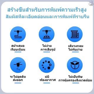 PETG Filament เส้นพลาสติก 3D Printer filament 1.75mm 1kg ปริ้นง่ายกว่า Toughness High Speed