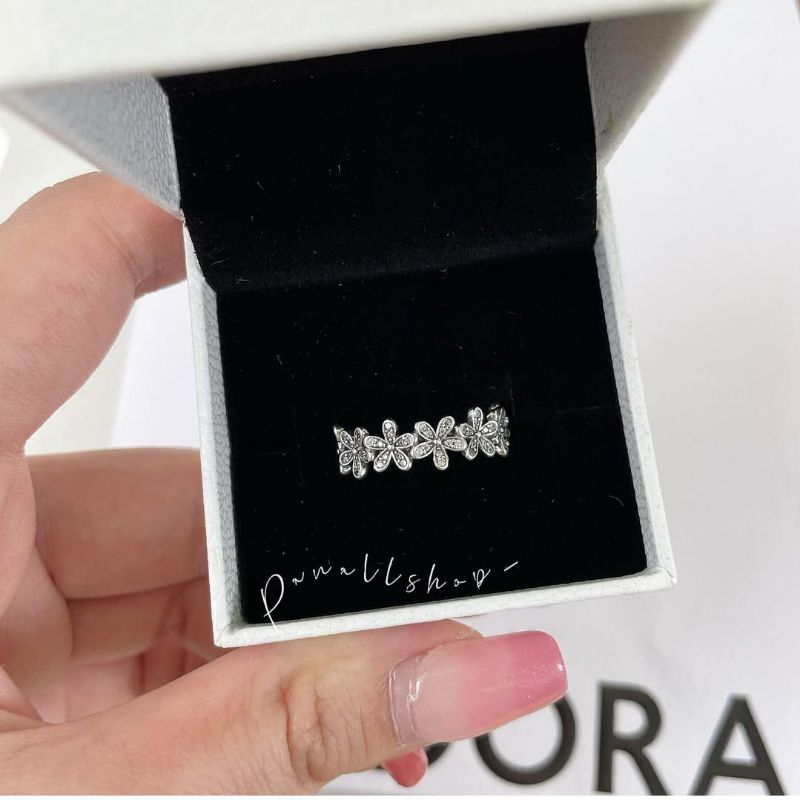 (ของแท้100%)Pandora silver Daisy Flower ring แหวนเดซี่