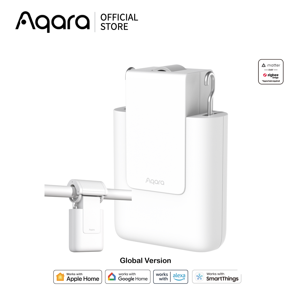 Aqara Curtain Driver E1 (Rod Version) ม่านไฟฟ้าอัจฉริยะ รางกลม Zigbee 3.0