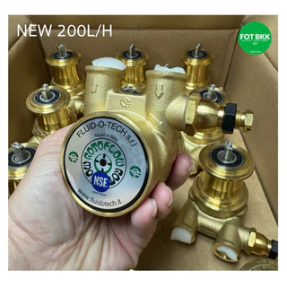 ปั๊มเครื่องชงกาแฟ Fluid-o-Tech s.r.l Italy ขนาด 200L/H (PA204) สำหรับ 3-4 หัวชง ปั้มเครื่องชงกาแฟ อะไหล่เครื่องชงกาแฟ