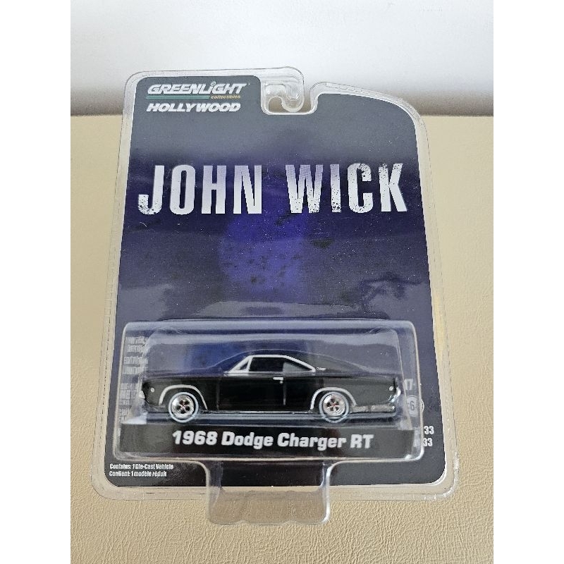 (1:64)Greenlight 1968 Dodge Charger RT [John Wick]