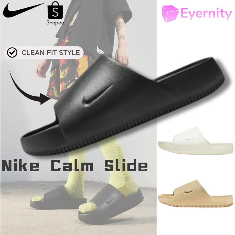 【ของแท้ 100%】Nike Calm Slide รองเท้าแตะ สำหรับทั้งชายและหญิง
