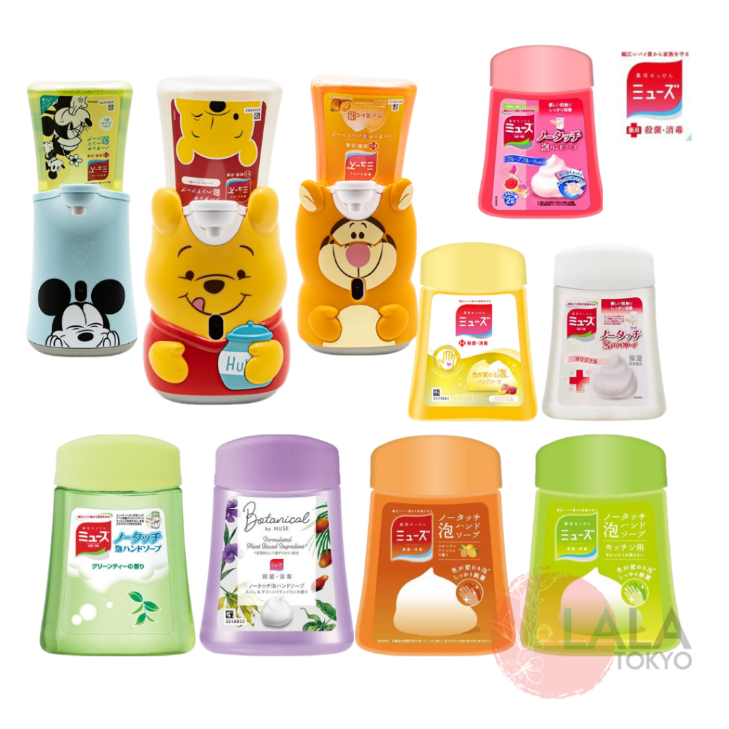 Muse No Touch Disney Sleeve Set เครื่องจ่ายโฟมล้างมืออัตโนมัติ By Lalapetio