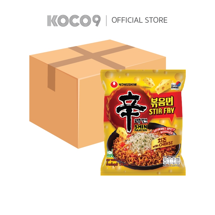 [แบบยกลัง] Nongshim ramyun Stir Fry Cheese บะหมี่กึ่งสำเร็จรูป นงชิมสเทอร์ไฟร์ชีส