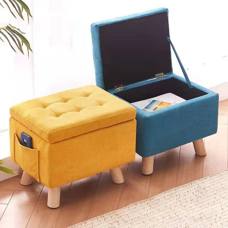 Sofa Stool Shoe Stool Home Storage Ottoman Cushion Stool Chair Kerusi kasut storan