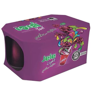 เจเล่ไลท์เฟรชชี่ มี6รสชาติให้เลือก 125 ก. แพ็ค 6 ถ้วยJelly Light Freshy, 6 flavors to choose from, 125 g., pack of 6 cup