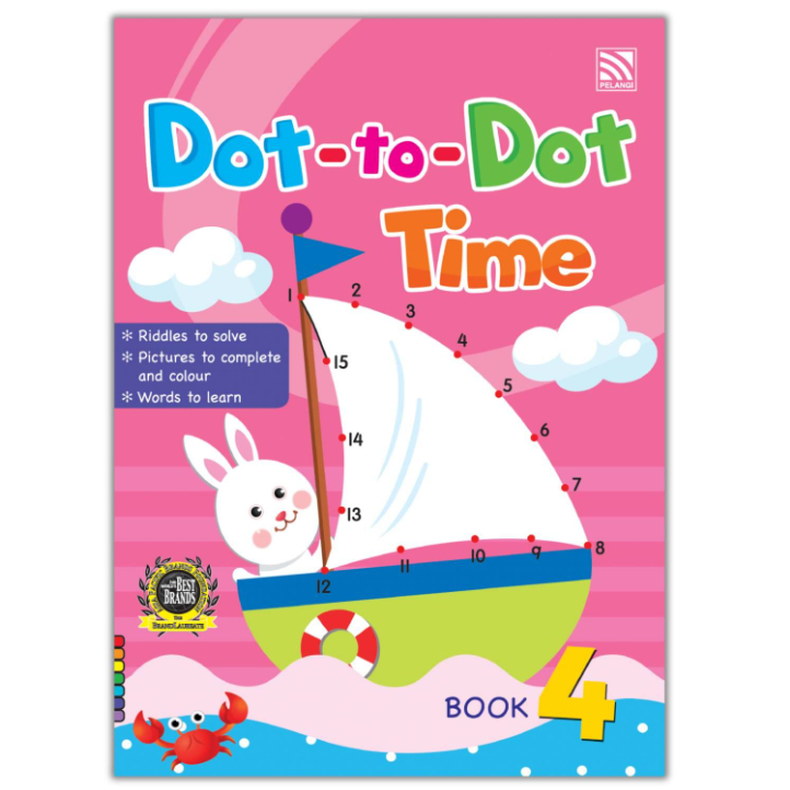หนังสือเรียนเตรียมอนุบาล Dot-To-Dot Time Book 4