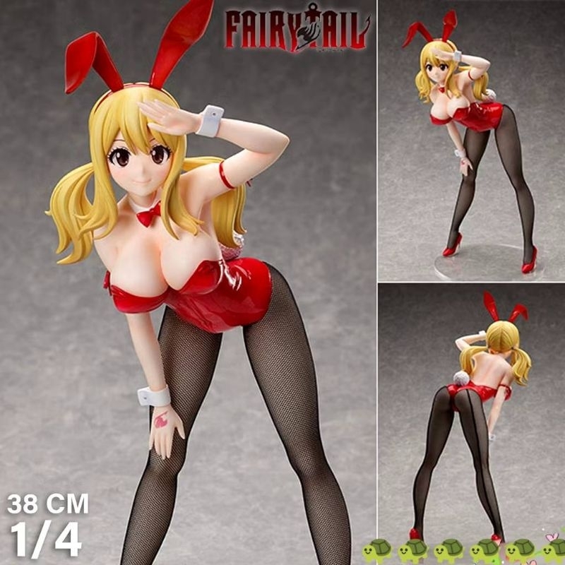 38ซม,Lucy Heartfilia Bunny Ver,1/4 Scale Painted Figure, Fairy tail,อนิเมะ,มังงะ