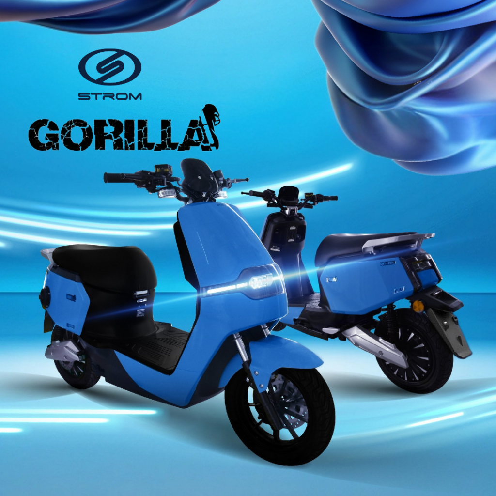 STROM GORILLA V5 2000W มอเตอร์ไซค์ไฟฟ้ายี่ห้อสตรอม (ไทยแลนด์) รุ่น GORILLA V5 GRL200L