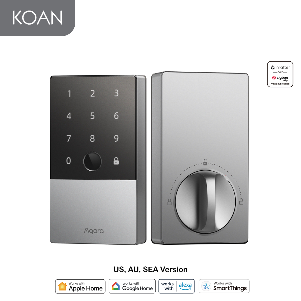 Aqara Smart Lock U100 (With HUB E1) อุปกรณ์ล็อคประตู