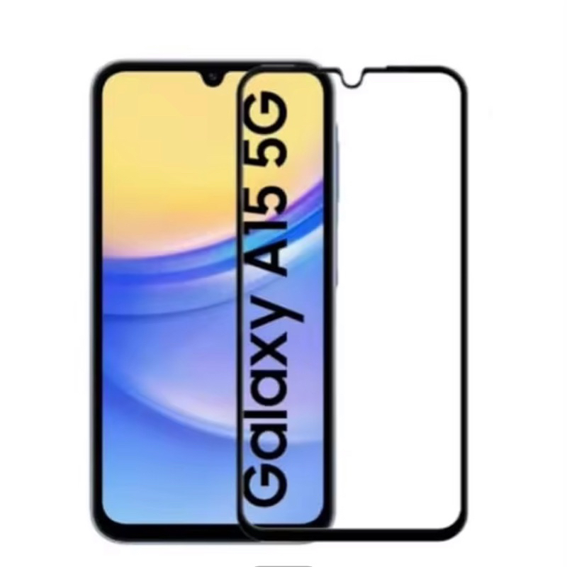 ฟิล์มกระจก นิรภัย เต็มจอ Samsung A15 ฟิล์มกันกระแทก ฟิล์มกันจอแตก ติดง่าย ฟิล์มซัมซุงA15