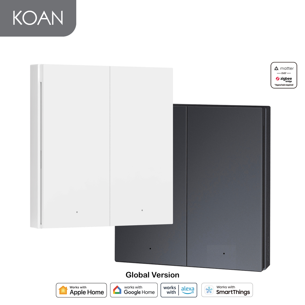 Aqara Wireless Remote Switch H1 [Double Rocker]