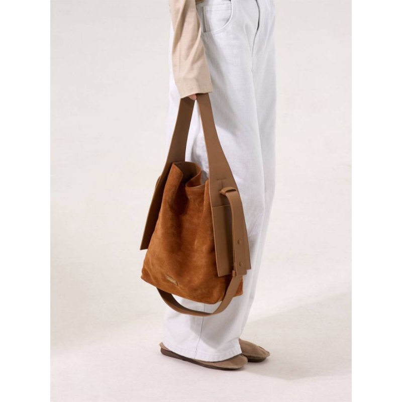 Tote Bag Drippy Medium - Caramel songmont.