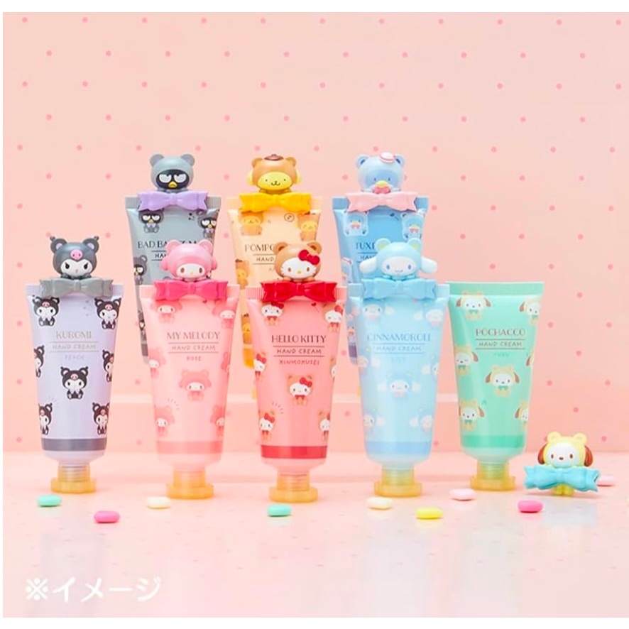 ครีมทามือ Sanrio ลิขสิทธิ์แท้จากญี่ปุ่น 100% | 6 คาแรกเตอร์สุดน่ารัก Badtz-Maru, My Melody