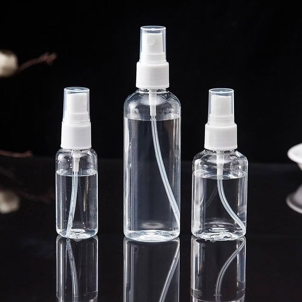 C082 ขวดสเปร์ยเปล่าใส หัวฉีด ขนาดพกพา ใส่น้ำหอม แอลกอฮอล์ พกพาสำหรับเดินทาง