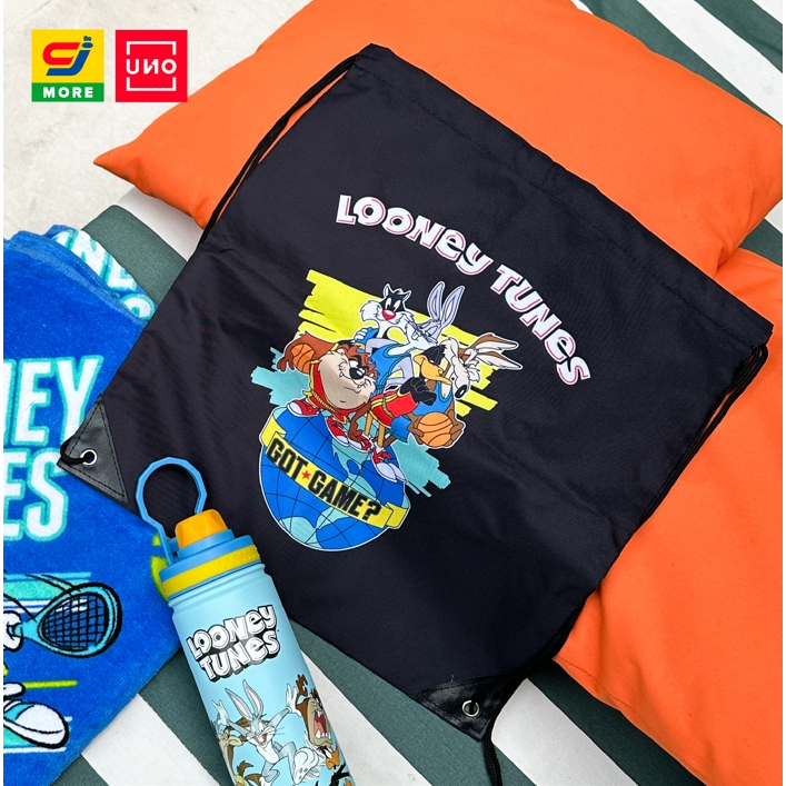 UNO กระเป๋าหูรูดสะพายหลัง Looney Tunes ลิขสิทธิ์แท้