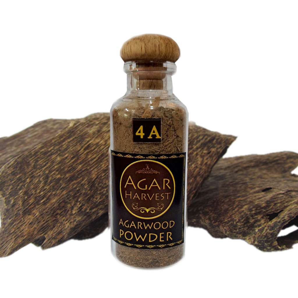 AgarHarvest ไม้กฤษณาบด ไม้หอม อโรม่า ผงไม้หอมมงคล ปรับอากาศ Agarwood Powder (Excellence Grade 4A) 1 