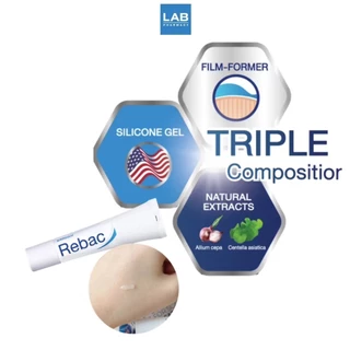 Rebac Silicone Gel - ไบโอฟาร์ม รีแบค (Rebac) ซิลิโคนเจล เจลลดรอยแผลเป็น 5 กรัม